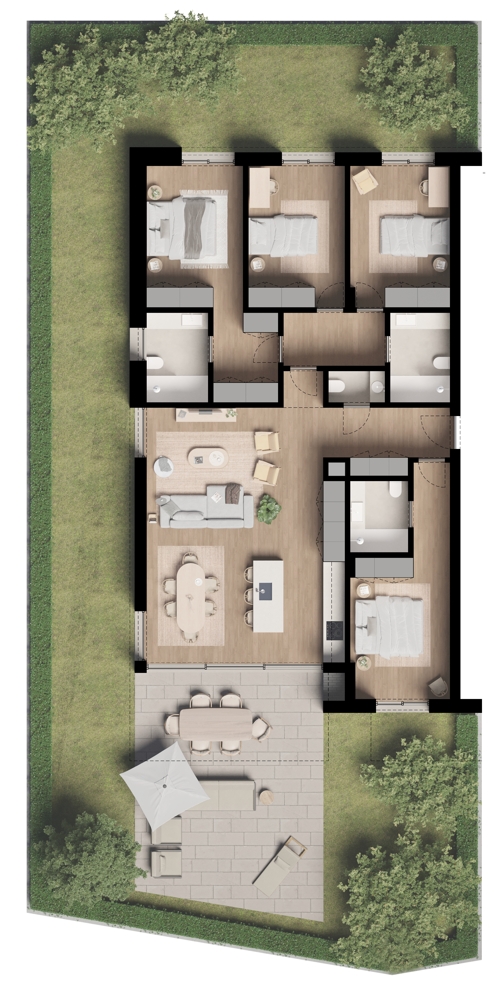 Planta T4 - R/C Jardim